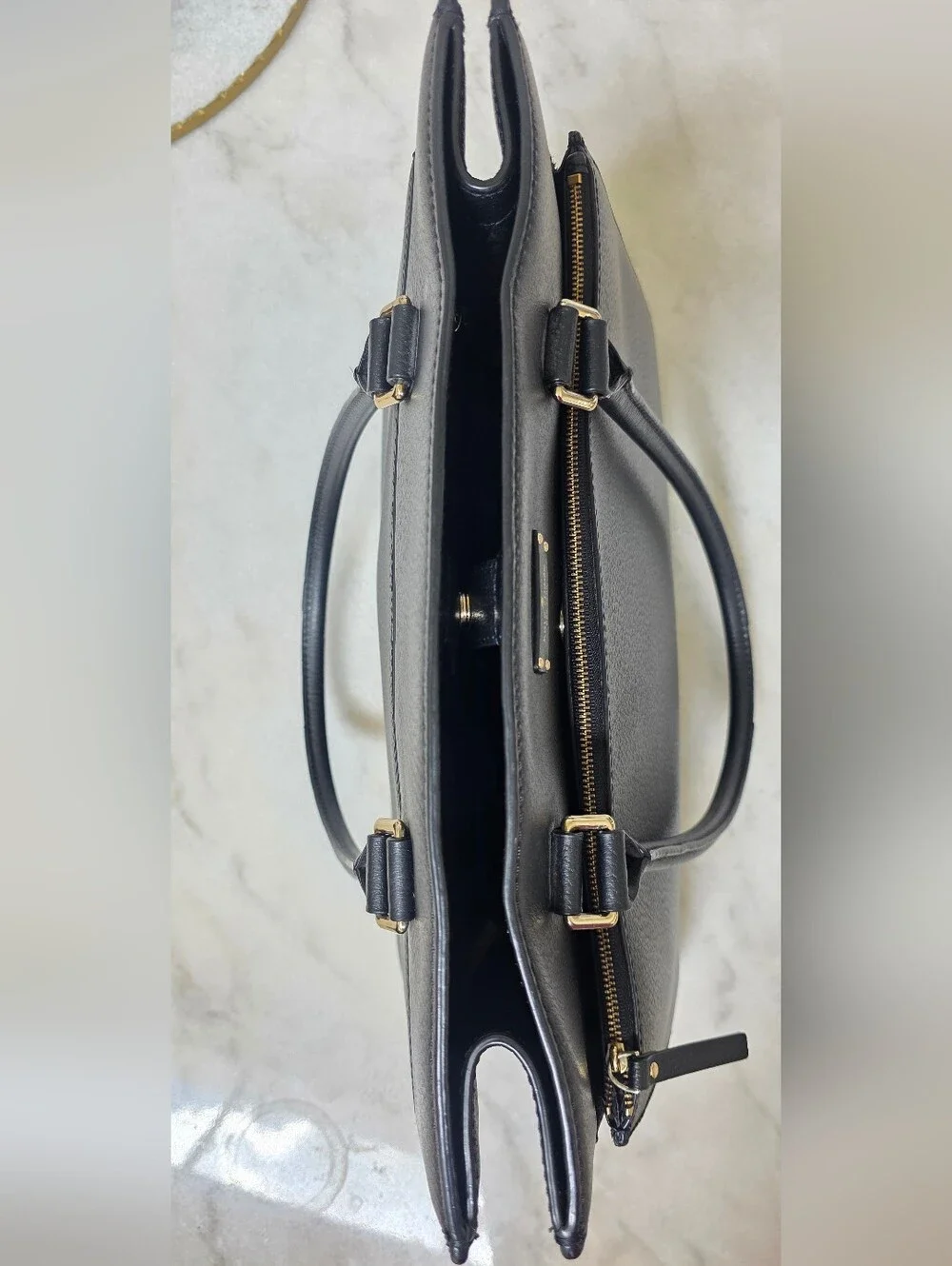 Kate Spade Grove Street Maeve Tote Black Pebbled Leather